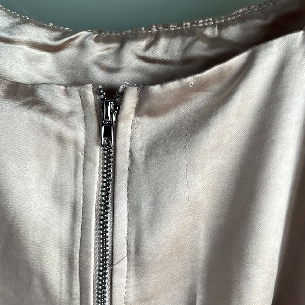 Lulus Luxe'd Out Champagne Satin Top - Picture 9 of 9